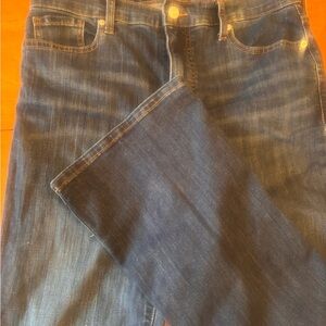 Banana Republic Dark Blue Cropped Bootcut Jeans